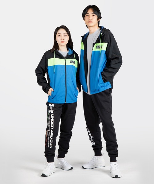 【美品】UNDER ARMOR ジャケット ジップアップブルゾン メンズLサイズ UNDER ARMOUR 「UNDER ARMOUR」 ジップアップブルゾン L