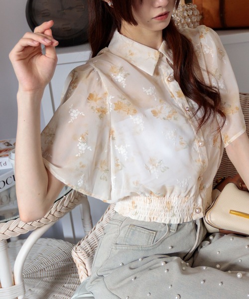 ZAFUL フローラル ボタンアップ 半袖 シャツ【送料込み】 Shirts for Men | ZAFUL