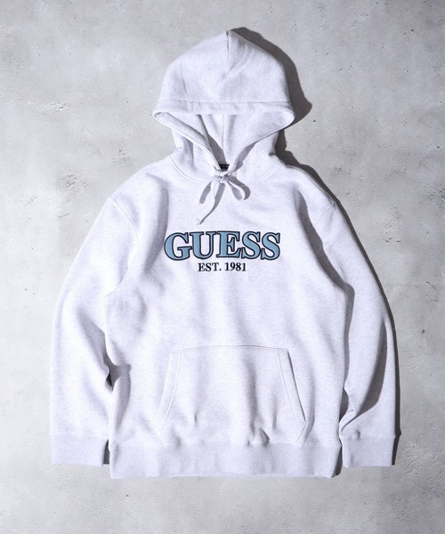 GUESS（ゲス） パーカー GUESS UNI L/SLV HOODIES フーディ パーカー