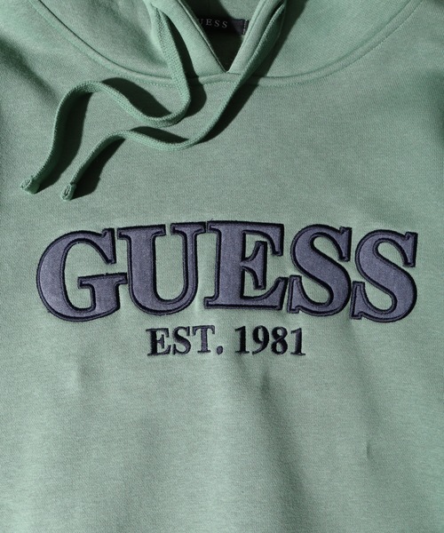 GUESS（ゲス） パーカー GUESS UNI L/SLV HOODIES フーディ パーカー