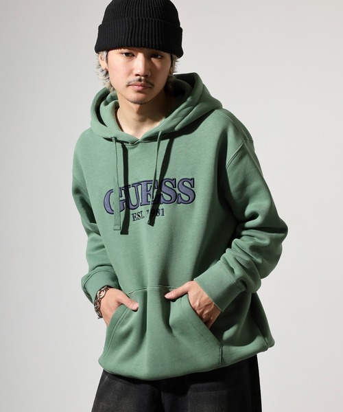 GUESS 薄手パーカー GUESS Originals Graphic Boxy Hoodie パーカー | GUESS(ゲス) JAPAN