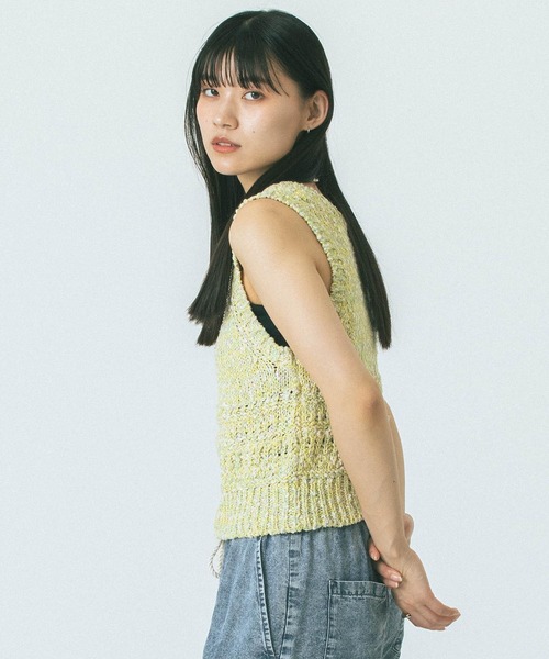 ROSE BUD（ローズバッド） ニット セーター MULTI YARN KNIT TANK
