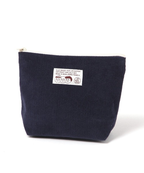 studio CLIP（スタディオクリップ） ポーチ コーデュロイポーチM「OH