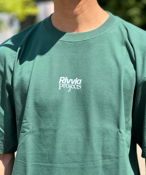 【美品】Pacific GOLF CLUB × Rivvia メンズ Mサイズ Pacific GOLF CLUB tシャツ 「Rivvia PROJECTS」Pacific Golf