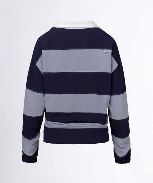 SCULPTOR（スカルプター） ポロシャツ ポロ Rugby Striped Polo Jersey