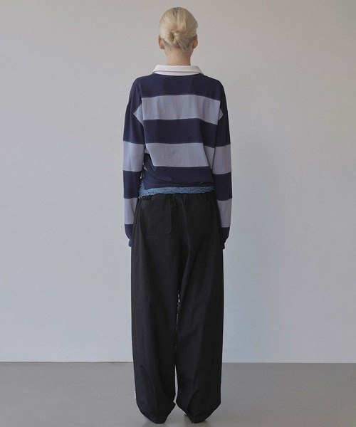 SCULPTOR（スカルプター） ポロシャツ ポロ Rugby Striped Polo Jersey