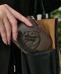ear PAPILLONNER（イア パピヨネ） 財布 sampo×ear 本革ホース刺しゅう