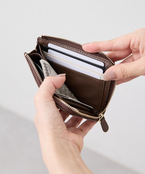 ear PAPILLONNER（イア パピヨネ） 財布 sampo×ear 本革アニマル