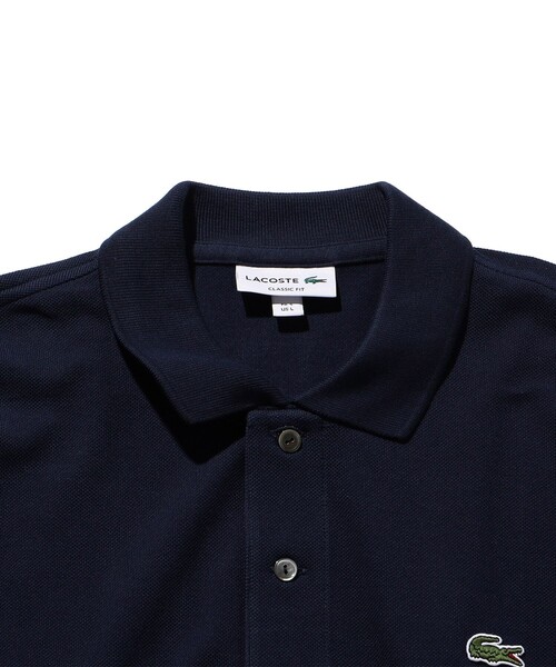 新品　LACOSTE ラコステ　黒 ポロシャツ サイズ6　L LACOSTE 「LACOSTE」 長袖ポロシャツ 6 ホワイト メンズ