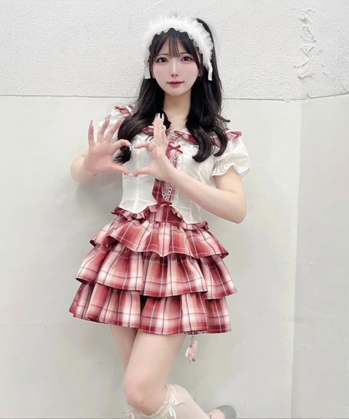 Ank Rouge（アンクルージュ） ブラウス シャツ ネクタイブラウス