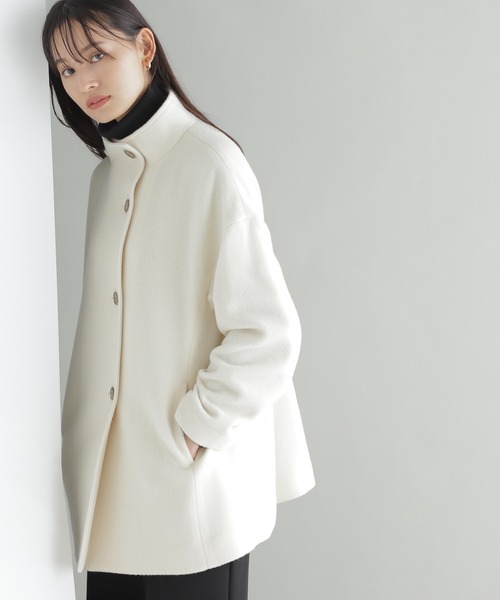 「NATURAL BEAUTY BASIC」 ピーコート SMALL ブラウン レディース_画像5