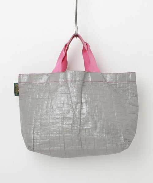 Herve Chapelier トートバッグ 水色×シルバー Herve Chapelier 「Herve Chapelier」 トートバッグ - シルバー