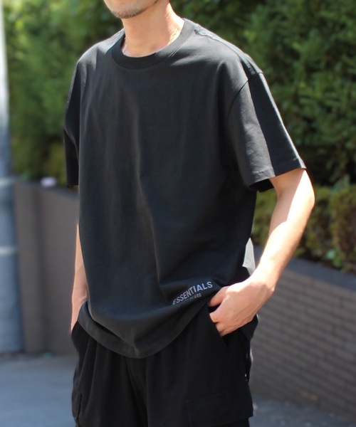 ESSENTIALS エッセンシャルズ バックプリント ロゴ 半袖T 黒 XL セール】【FOG ESSENTIALS】エッセンシャルズ LOGO TEE ロゴ T