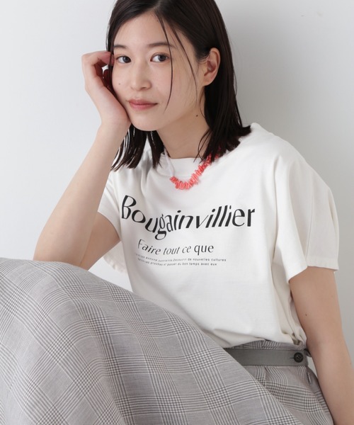 「human woman」 半袖Tシャツ MEDIUM ホワイト レディース_画像2