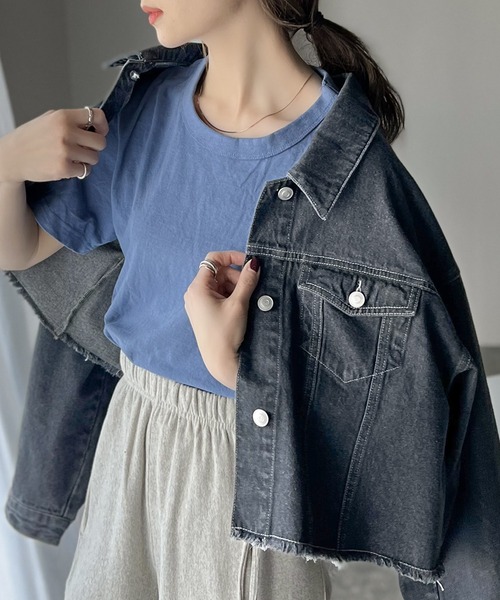 「ms+ ideal」 「classicalelf」デニムジャケット SMALL ワンウォッシュ レディース
