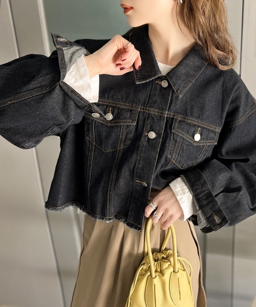 「ms+ ideal」 「classicalelf」デニムジャケット SMALL ワンウォッシュ レディース
