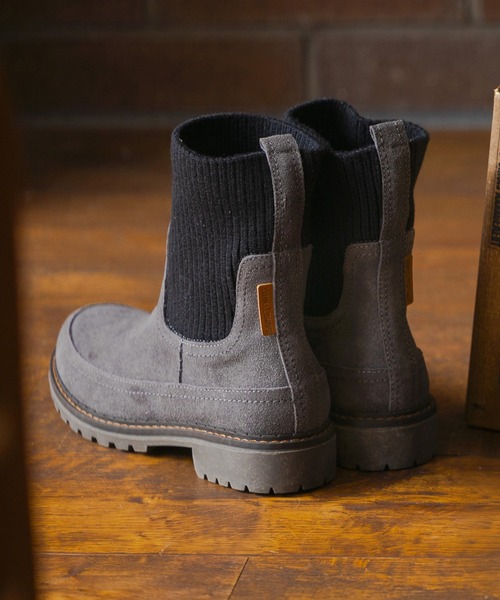 Minnetonka（ミネトンカ） ブーツ ニットソックスサイドゴアブーツ