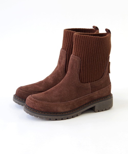 Minnetonka（ミネトンカ） ブーツ ニットソックスサイドゴアブーツ