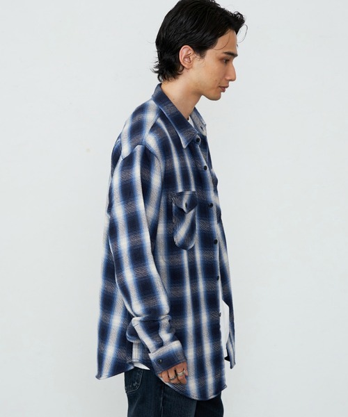 Lee（リー） シャツ NEL WORK SHIRTS/ネルワークシャツ オンブレ