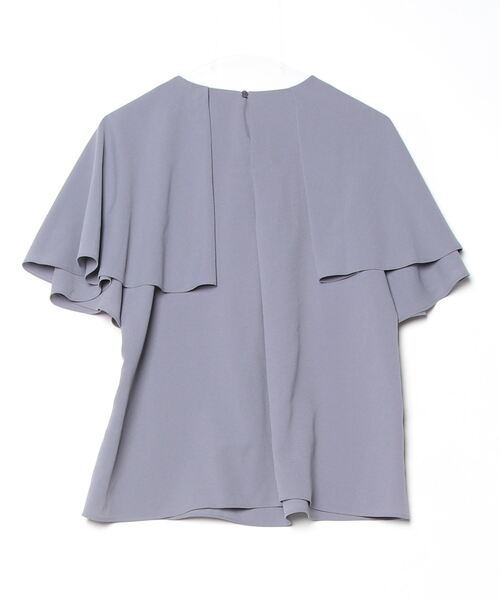 「COUP DE CHANCE」 半袖ブラウス 38 チャコールグレー レディース_画像2