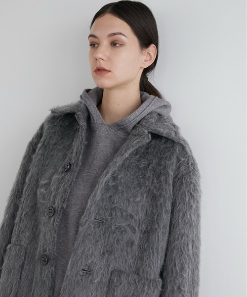 LA PEAU DE GEM シャギージップブルゾン LA PEAU DE GEM（ラポドゥジェム）の「【LA PEAU DE GEM】シャギー