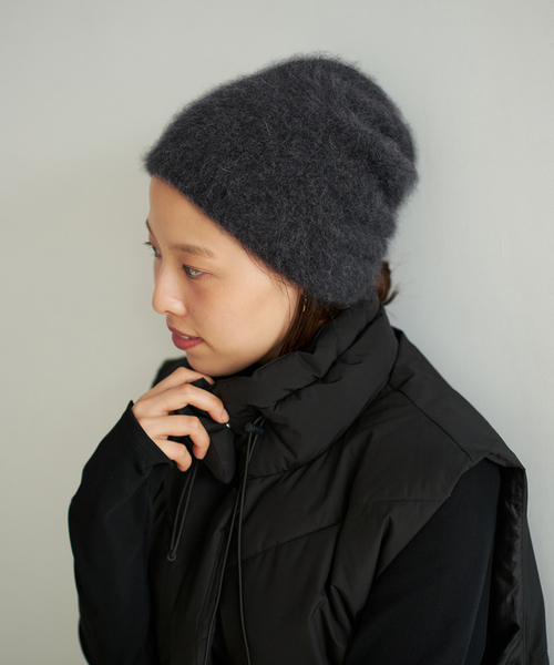 plage（プラージュ） ニット帽 ニットキャップ Light fur ニット