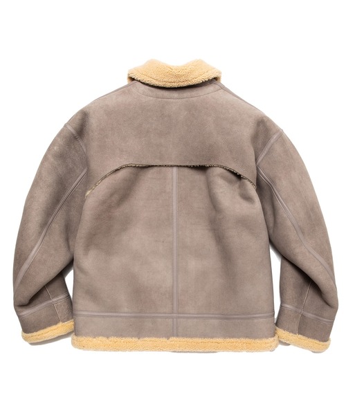 meanswhile（ミーンズワイル） ムートンジャケット ムートンコート