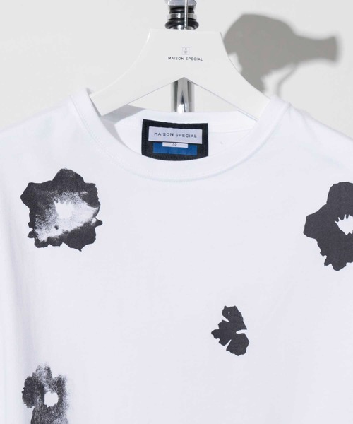 「MAISON SPECIAL」 半袖Tシャツ 1 ブラック メンズ_画像2
