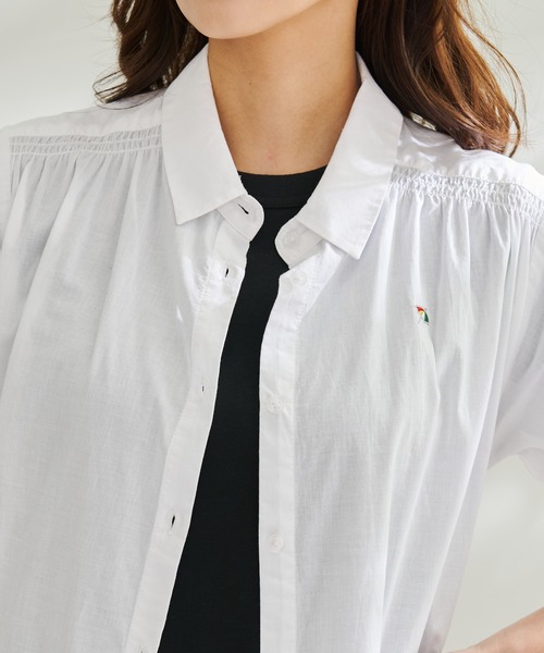 「Arnold Palmer」 シャツワンピース L ブラック レディース_画像2