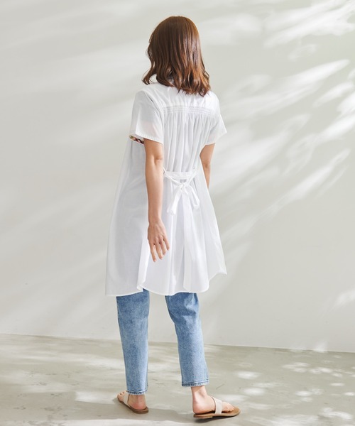 「Arnold Palmer」 シャツワンピース L ブラック レディース_画像9