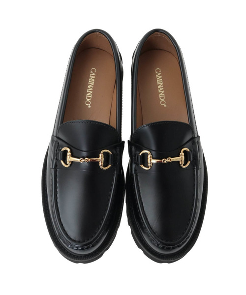 カミナンド　ビットローファー　 黒 38 CAMINANDO（カミナンド） シューズ 「CAMINANDO/カミナンド」ビット