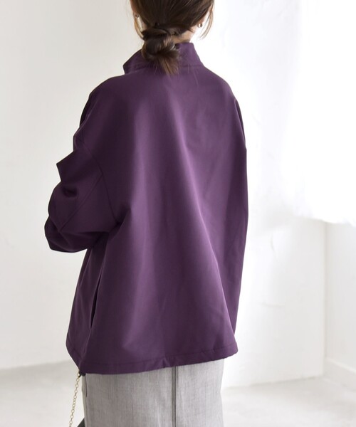 日本製【美品】cornierコルニエ ウールハーフジッププルオーバーS quaranciel quaranciel:「洗濯機可能」ハーフ ジップ ロゴ 刺繍