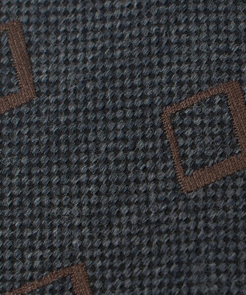 A DAY IN THE LIFE ネクタイ ウール シルク ジオメトリック ネクタイ