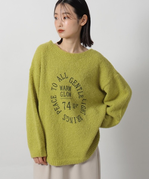 LAKOLE（ラコレ） ニット セーター ブークレロゴニットプルオーバー