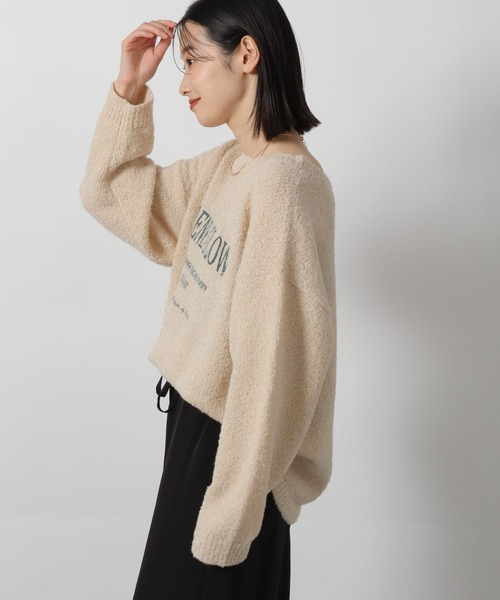 LAKOLE（ラコレ） ニット セーター ブークレロゴニットプルオーバー