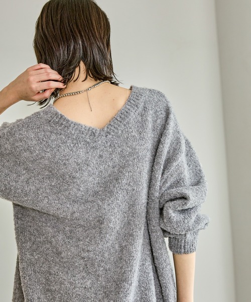 LAKOLE（ラコレ） ニット セーター ブークレロゴニットプルオーバー