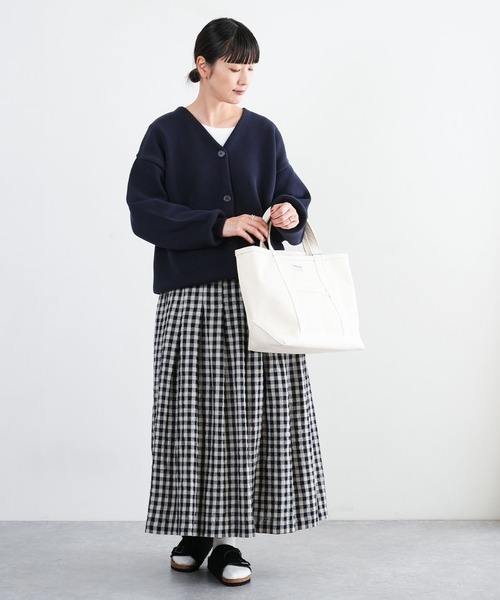 SOLAMONAT（ソラモナ） カーディガン ウエハースニット ドローコード