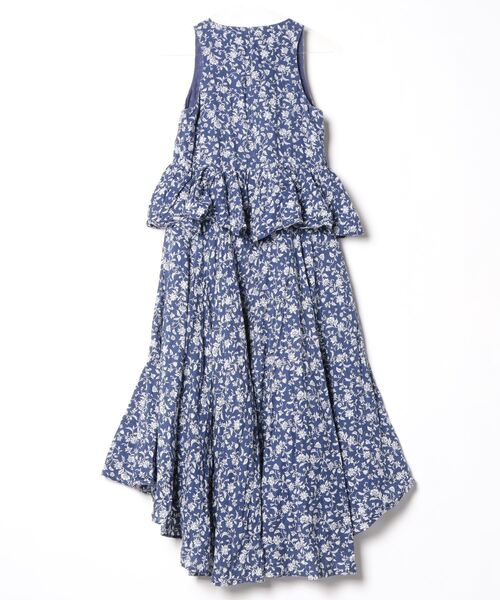 「MARIHA」 ノースリーブワンピース - ブルー レディース_画像2