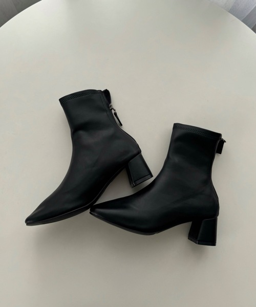 ブーツ square toe short boots UND SQUARE TOE SHORT BOOTS（ブーツ