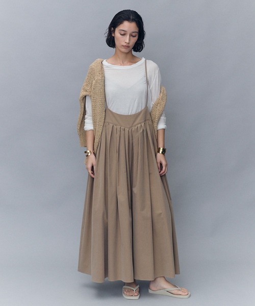 Curensology（カレンソロジー） キャミソールワンピース FREE ベージュ