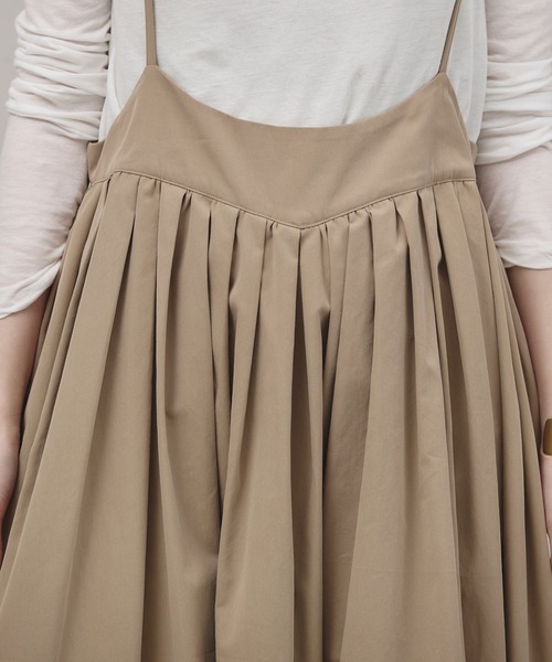 Curensology（カレンソロジー） キャミソールワンピース FREE ベージュ