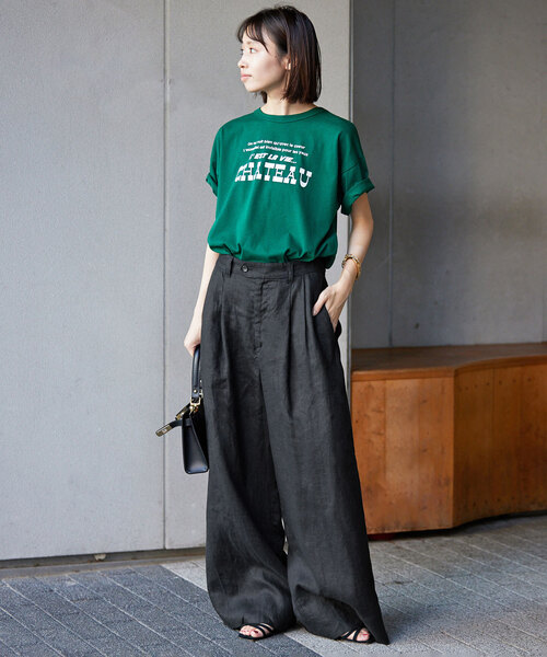 「SLOBE IENA」 スラックス 38 アイボリー レディースの画像