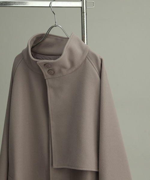 「Nilway」 トレンチコート MEDIUM グレイッシュベージュ メンズ_画像4