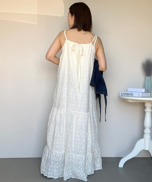 「CRB」 キャミソールワンピース F オフホワイト レディース_画像5