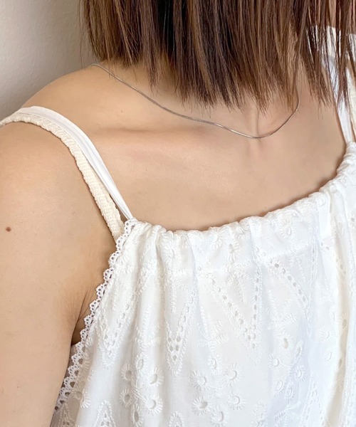 「CRB」 キャミソールワンピース F オフホワイト レディース_画像8