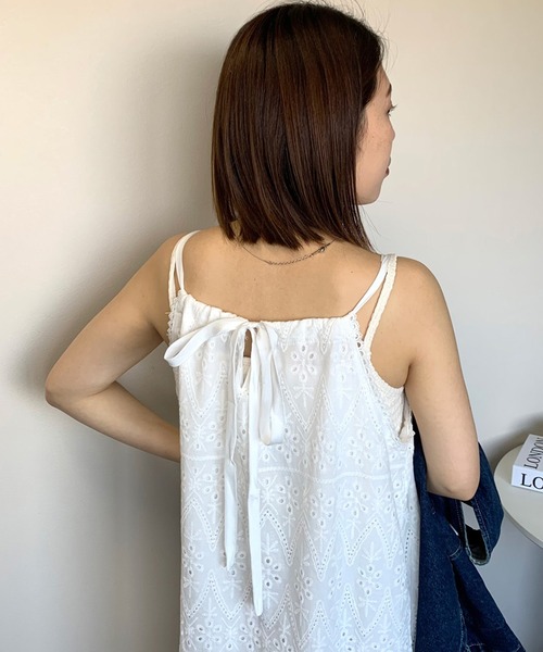 「CRB」 キャミソールワンピース F オフホワイト レディース_画像9