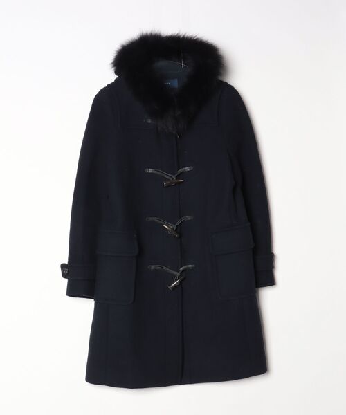 SHIPS（シップス） ダッフルコート 38 ネイビー レディース : ZOZOTOWN