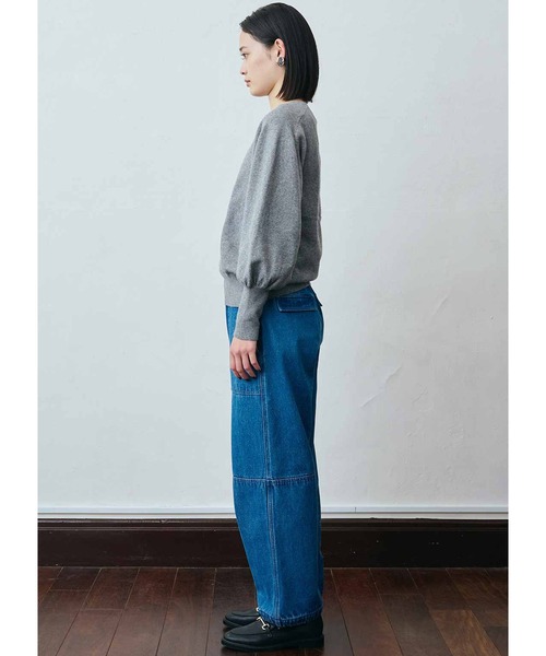 「MEDE19F」 長袖ニット MEDIUM ネイビー レディース_画像5