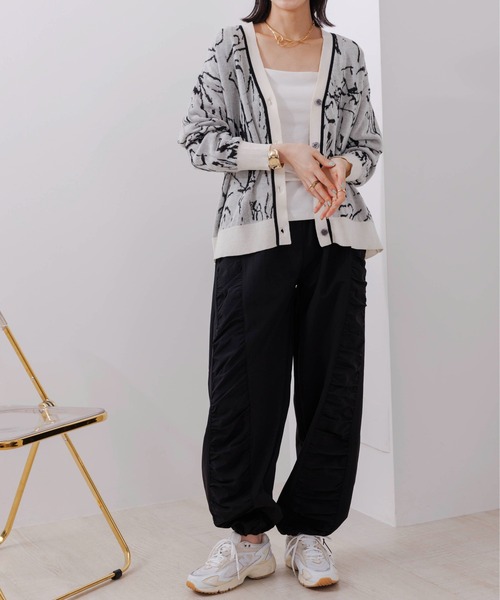 「Eimee Law」 カーディガン 38 ライトグレー レディース_画像7