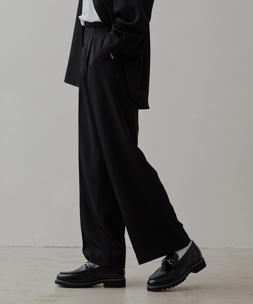 「CIASENSE」 パンツ L グレイッシュブルー メンズ_画像2
